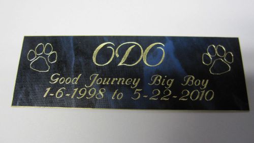 Custom personalized engraved tag 1x3