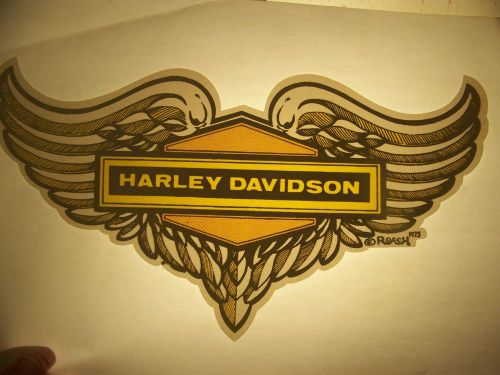 &#034;Harley Davidson Wings&#034;  Transfer (Iron-on heat transfer only)