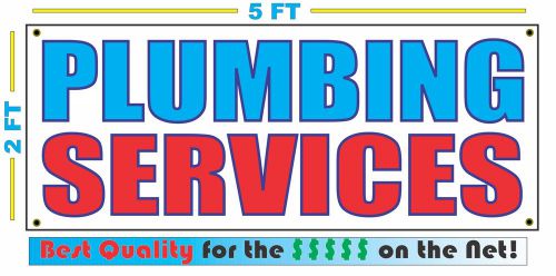 PLUMBING SERVICES Banner Sign NEW Larger Size Best Quality for The $$$