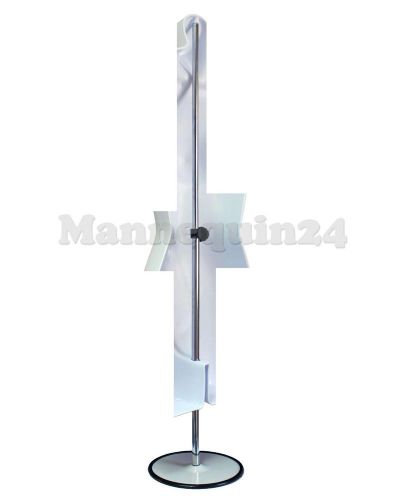 Metal stand adjustable up to 38 inches for hollow plastic mannequins for sale