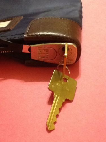 Security locking money gun bag 2 key nylon night deposit cash 10.5 x8&#034; mmf ind c for sale