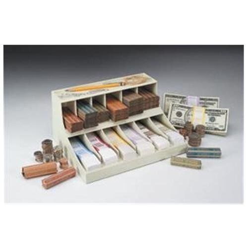 Mmf combo coin wrapper &amp; bill strap rack - 5.4&#034; height x 10.6&#034; (mmf210470289) for sale