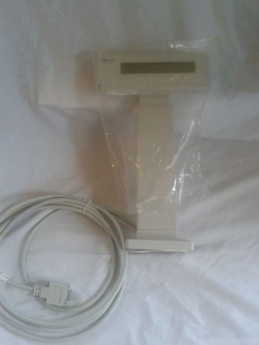 NCR RealPOS Customer Display W/POLE &amp; CABLE Beige 5972-2000