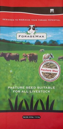 Forage max 25-lb livestock pasture seed all purpose grazing mix for sale