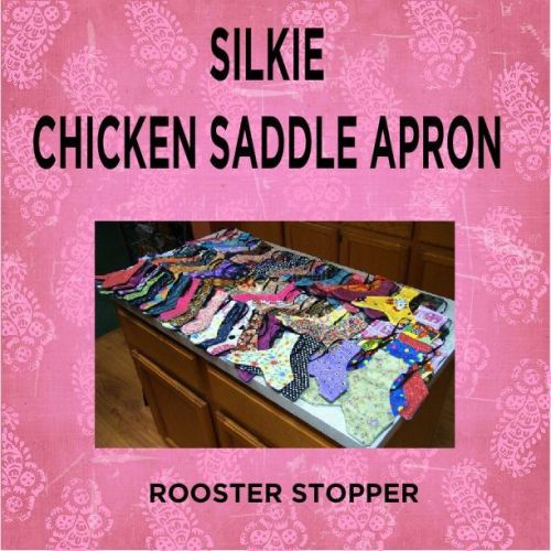 2 SILKIE CHICKEN SADDLE HEN APRON w TAIL FEATHER PROTECTIONS HATCHING EGGS