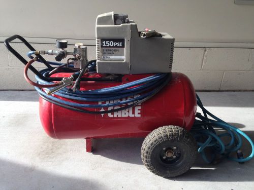 Portable air compressor-porter cable 1.7hp 20 gallon for sale