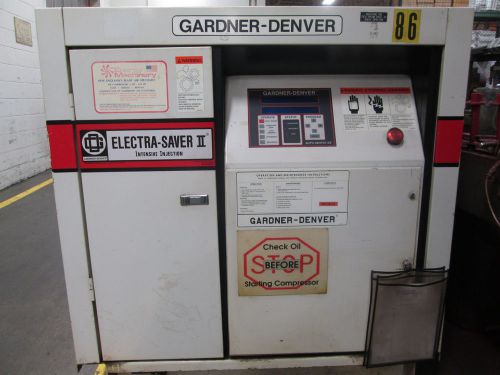 Gardner-Denver Air Compressor, 50 HP, 1780 RPM, 100 PSI Output Pressure