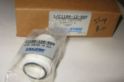 Whatman Filter Systems Balston CI100-120-000 CI100-12-00 T0957 Filter New in Box