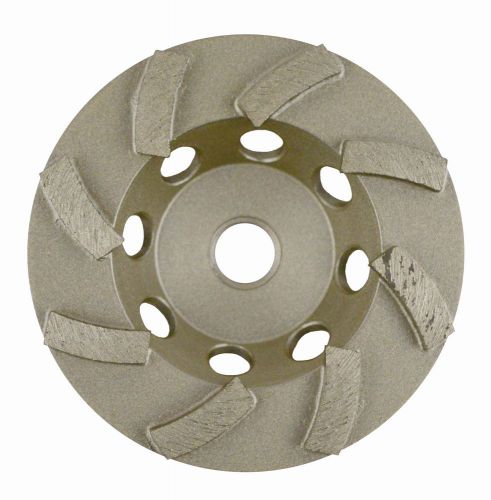 Two 7&#034; Turbo Diamond Cup Wheels Grinder Thread Concrete Stucco Masonry Brick