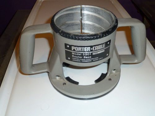 PORTER  CABLE  ROCKWELL 5201  BASE  ASSY  FOR  5182  5181  ROUTER  MOTOR  USED