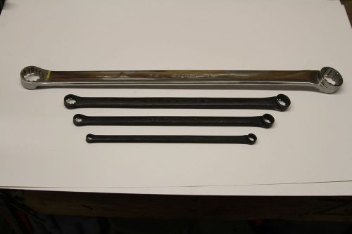 Snap On Spline Box Wrench Set 3 Piece 1/4&#039;&#039;-9/16&#039;&#039; Aviation Tool Automotive
