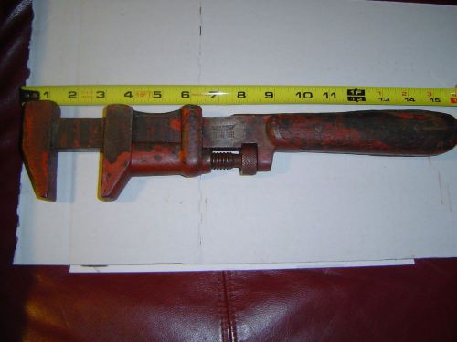 Antique, RUSSWIN NUT MONKEY WRENCH,  Red  15&#034; lgt,   USA