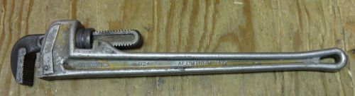 Ridgid 31105 aluminum 24&#034; straight pipe wrench 1/2&#034; up to 3&#034; inch pipe l@@k! for sale
