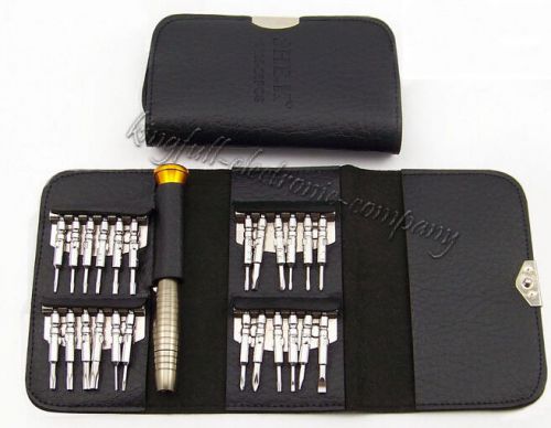 25 In 1 Set Repair Tools Precision Screwdriver Wallet For Electronics PC New