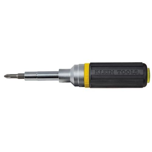 Klein tools 32558 ratcheting multi-bit screwdriver / nut driver - new! for sale