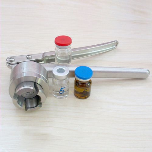 20mm stainless steel manual crimper flip off caps hand sealing capping machine for sale