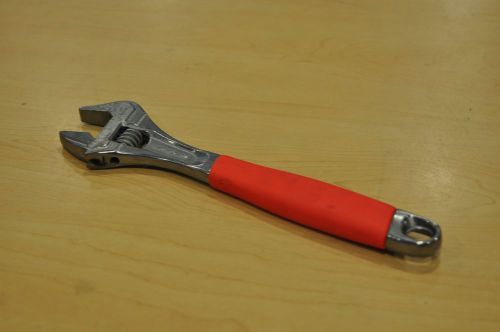 SNAP ON FADH12A 12&#034; FLANK DRIVE ADJUSTABLE WRENCH PRE-OWNED FREE SHIPPING