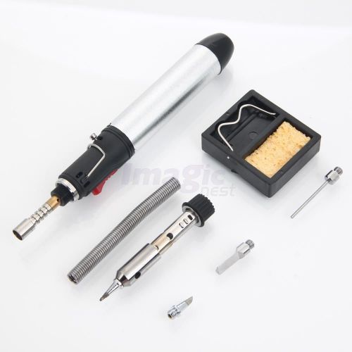 Electric pen type butane gas solder soldering iron tool welding kit 12ml filling for sale