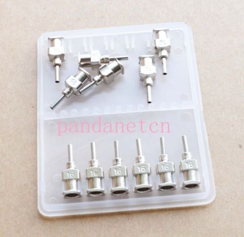 Blunt stainless steel dispensing syringe needle tips 1/4&#034;  16Gauge 120pcs