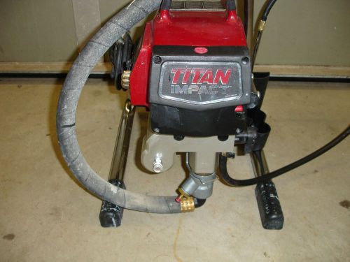 Titan impact 440 electric airless  paint sprayer with gun &amp; hose for sale