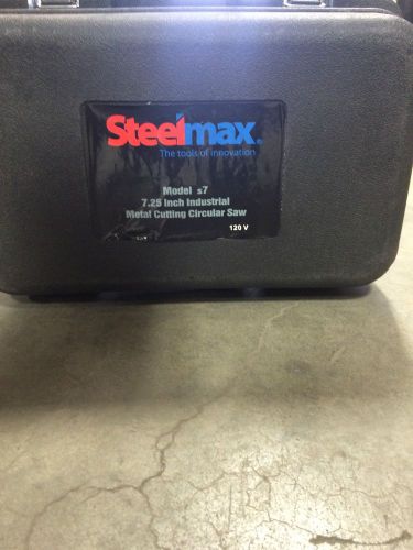 SteelMax 7 1/4 13 Amp 120 V 3500 RPM Portable Dry Metal Cutting Saw W/ Laser Gd.