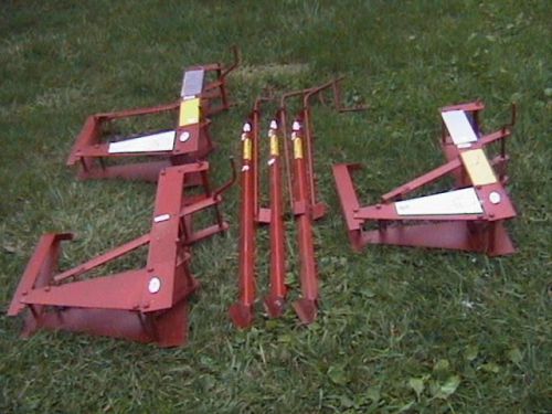 Qual-craft pump jack steel scaffolding system (3pcs) with braces (new) for sale