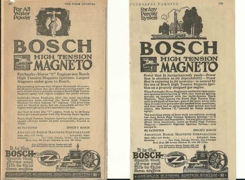 1919 1920  Fairbanks Morse  &#034;Z&#034; Engine With Bosch Magneto ads