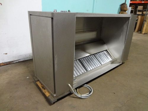 &#034; LC SYSTEMS &#034; RIGIDIZED S.STEEL 94&#034; LIGHTED TP1 EXHAUST HOOD, POWER CONTROL BOX
