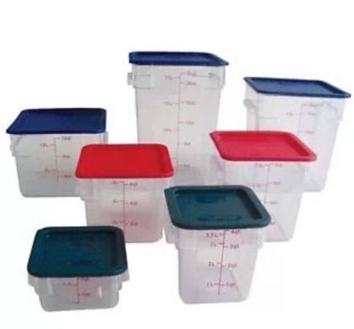 Thunder Group PLSFT004PC 4 qt. Clear Storage Container