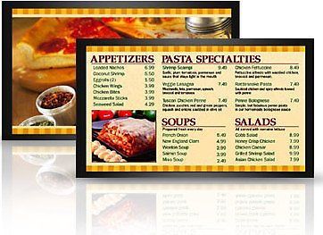 Lcd digital menu board signage controller, digital posters, show specials for sale