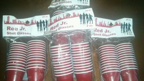 Red solo party jello shot 2oz cups, shot cups, plastic cups