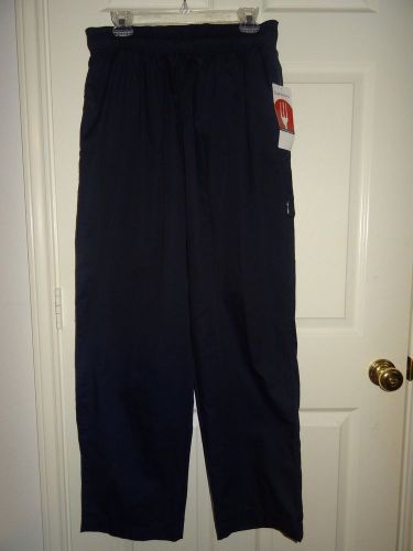 Chef Works black Baggies elastic waist pants lot 2 pairs NEW NWT Size XL X Large