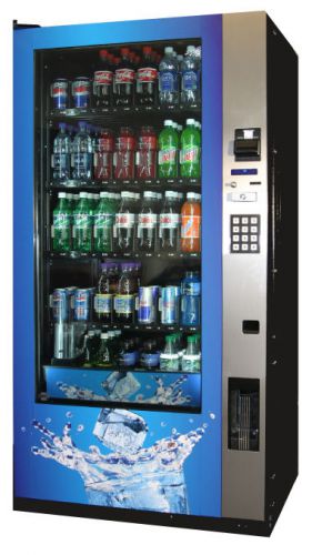 New royal vendors rvv500 glass front soda machine,coinco mech &amp; bill acceptor for sale