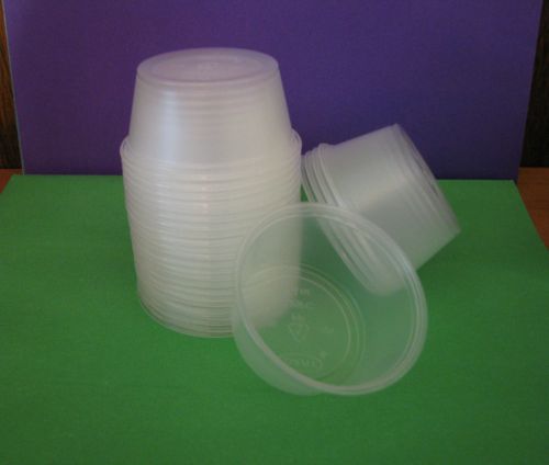 Dart souffle cups 3 1/4oz. plastic portions cups 100 no lids for sale