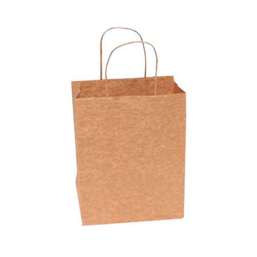 Kraft Brown Shopping Grocery Paper Bag - 8&#034; x 4 3/4&#034; x 10 1/4&#034; - 250 per case
