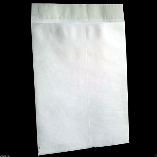 10&#034; x 13&#034; white tyvek envelopes peel &amp; seal for sale