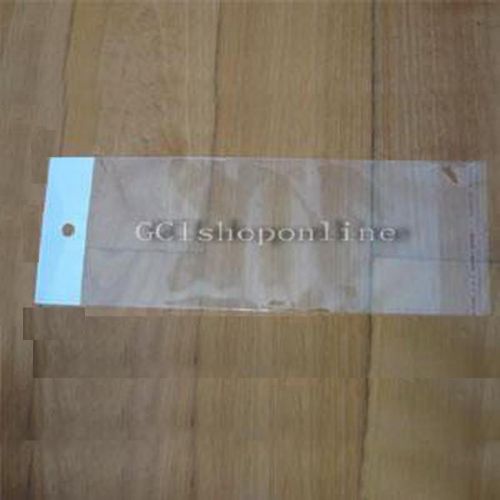 100 pcs OPP Cello Bags Hang Hole Tag Sleeves 9cm HB007