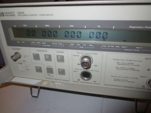 HP 5347A 10Hz to 20GHz Microwave Counter/ Power Meter