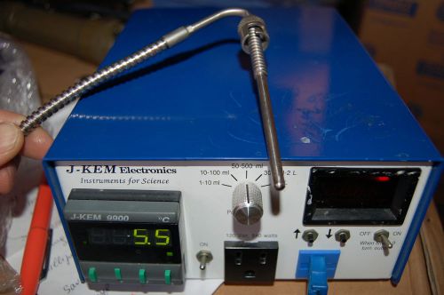 J-kem temperature controller model 210 timer temp probe thermocouple