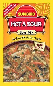 Sunbird Hot and Sour Oriental Soup Mix, 1.34 Ounce -- 12 per case.