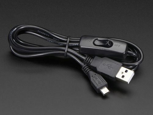 USB Cable with Switch Power Control for Raspberry Pi 2 A+B+ MicroB On Off Toggle