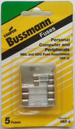 Bussmann Fuse MDL and GDC 5 Fuses