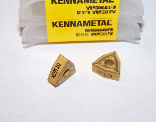WNMG 331 FW KC9110 KENNAMETAL *** 10 INSERTS *** FACTORY PACK ***