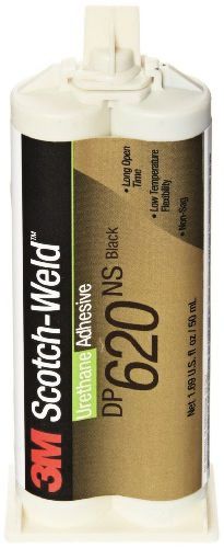 3M DP620NS Scotch-Weld Urethane Adhesive Black, 50 mL (Pack of 1)