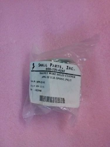 Small parts magnet wire solid copper awg 22 1lb spool pn mw-22-01 for sale