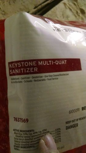Keystone multi-quat sanitizer