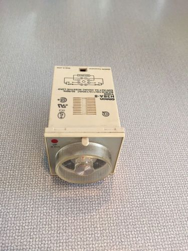 Omron H3BA-8 Timer Relay 0.5 Seconds - 100 Hours 100/110/120 VAC H3BA8