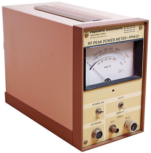 Republic electronic ppm101 rf peak power meter for sale