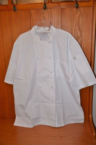 Chef Works, Montreal cool Vent basic Chef Coat, White, LG