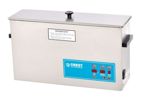 New crest cp1200d 9.5 liters benchtop ultrasonic cleaner, timer, heat, degas for sale
